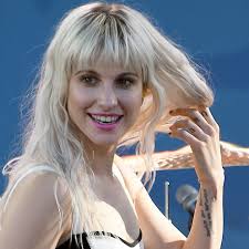 Hayley Williams with blonde hair