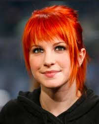 Hayley Williams with orange hair